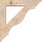 Ekena Millwork Funston Traditional Smooth Bracket w/ Offset Brace, Douglas Fir, 7 1/2"W x 40"D x 40"H BKT0806X40X40FST01SDF - alternate 2
